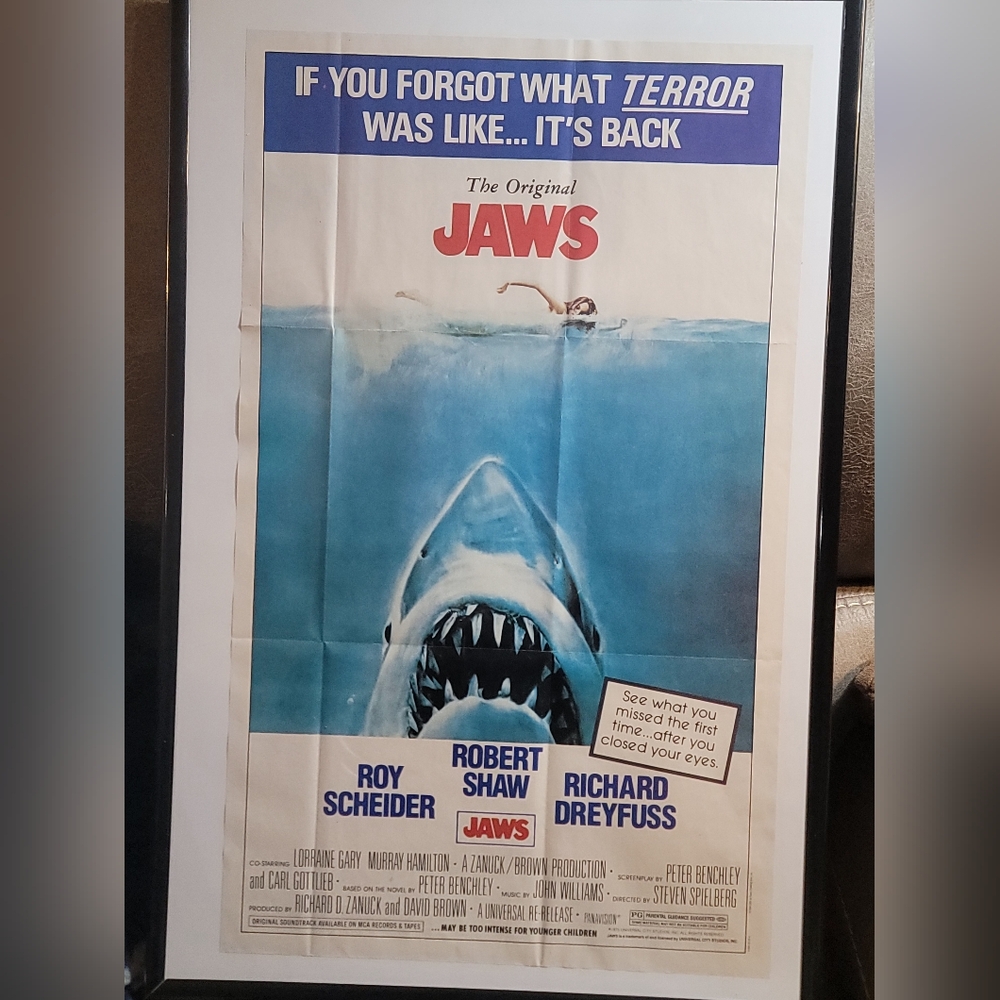 Jaws 1975 Movie Poster